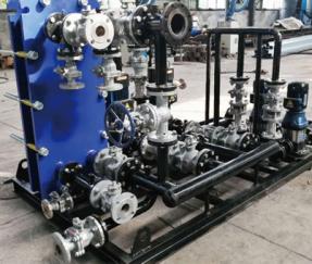 智能板式换热机组发货